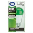 thumbnail image 3 of Great Value LED A19 (E26) Light Bulb, 9 Watts, Green, 3 of 5