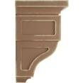 thumbnail image 3 of Ekena Millwork 3 1/2"W x 3 3/4"D x 6"H Mini Reyes Wood Vintage Decor Corbel, Weathered Brown, 3 of 6