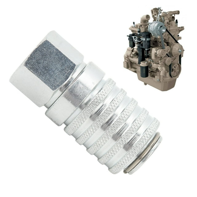 Port PD242 Série Test Port Acier 1/4 Po 18NPTF Filetage Résistance aux Chocs Antirouille Coupleur Rapide pour SensoControl