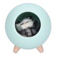 thumbnail image 4 of Night Light Pet House Shape Desktop Atmosphere Small Night Lamp Warm Light with USB Charging Green, 4 of 6