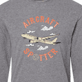 thumbnail image 4 of Inktastic Aircraft Spotter Plane Lover Long Sleeve T-Shirt, 4 of 5