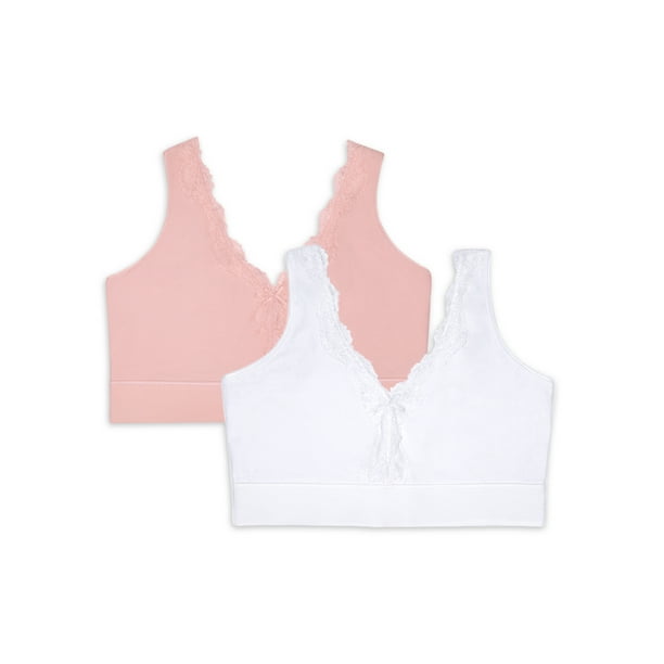 Fruit of the Loom Fruit of the Loom Women’s Cotton & Lace Wireless