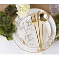 thumbnail image 4 of Novelty Collection Gold Looks Like Real Plastic Salad Forks 32ct., 4 of 4