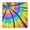 Colorful Rainbow Tie-1, variant on Colorful Rainbow Tie Dye Spiral Pattern Square Fitted Tablecloth with Elastic Edge,Square Table Cover,Washable Elastic Table Cover for Home Kitchen Party Decor 34"x34"