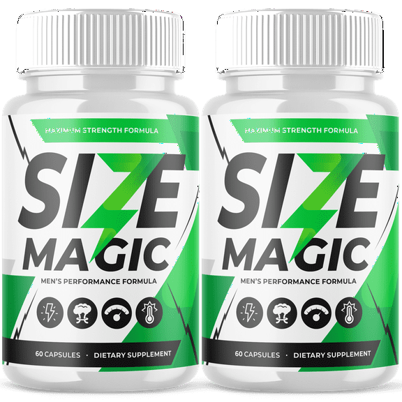 Size Magic Advanced Formula Pills All Natural Vitamin Supplement SizeMagic 120 Capsules