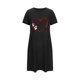 thumbnail image 5 of Camisón corto de mujer, vestido de largo medio con estampado de moda, camisón corto extragrande de mujer, camisón de manga corta con estampado de pecho a la moda, camisón de mujer, 5 of 5