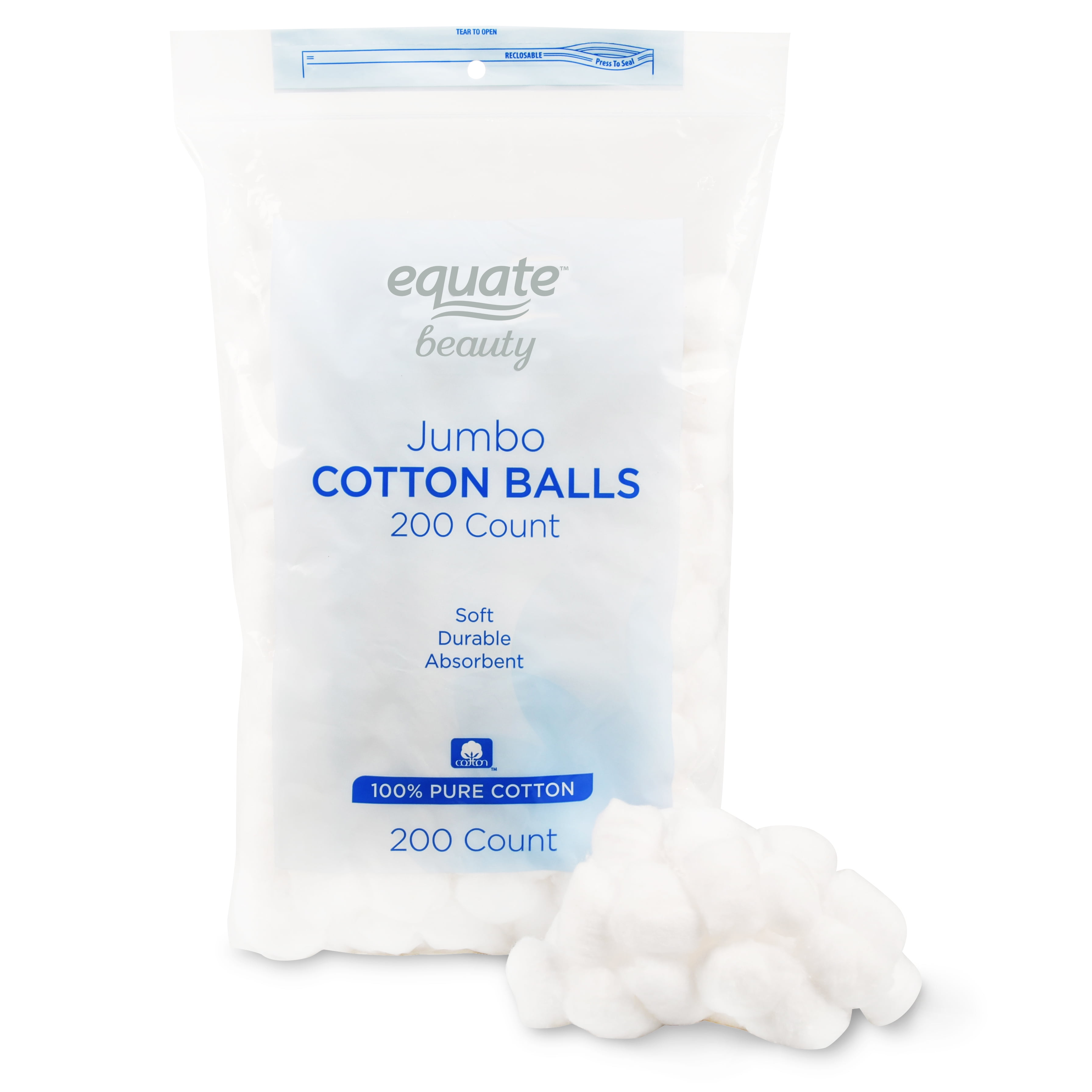 600 Cotton Tree Cotton Wool Balls 3 Packs of 200