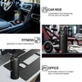 thumbnail image 3 of Galaxy Insulated Water Bottle with Straw & Cleaning Brush – 18oz | Leakproof, BPA-Free, 304 Stainless Steel, Wide Mouth, Travel Mug for Car, Gym, Office, Starry, Christmas Thanksgiving Gift, 3 of 5