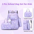 thumbnail image 3 of IvyH 3PCS Backpack Graffiti Bookbag with Lunch Bag Pen Case, 3 of 8