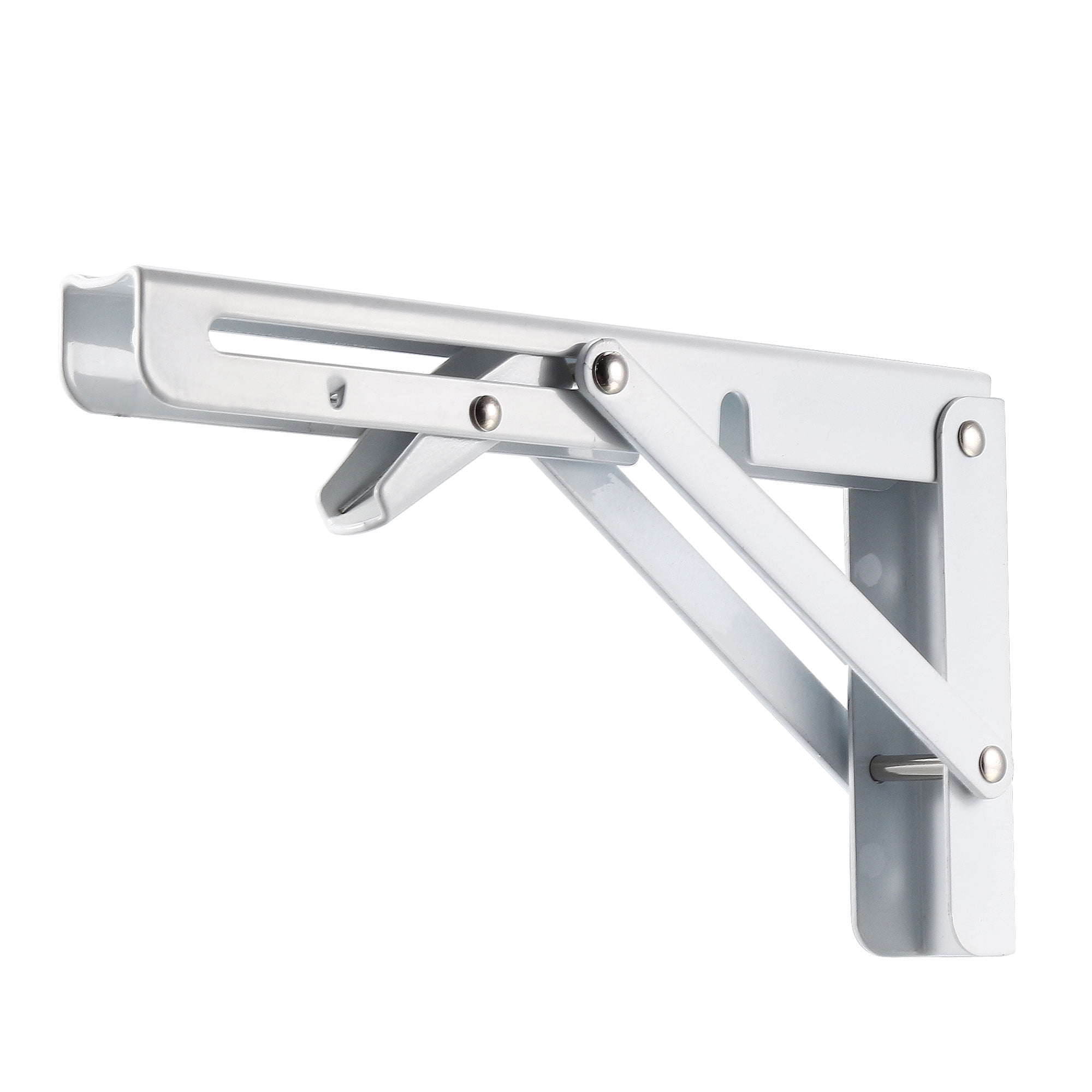 steel 1pair shelf support bracket 300mm 2pcs White Folding Bracket 11-7/8" 