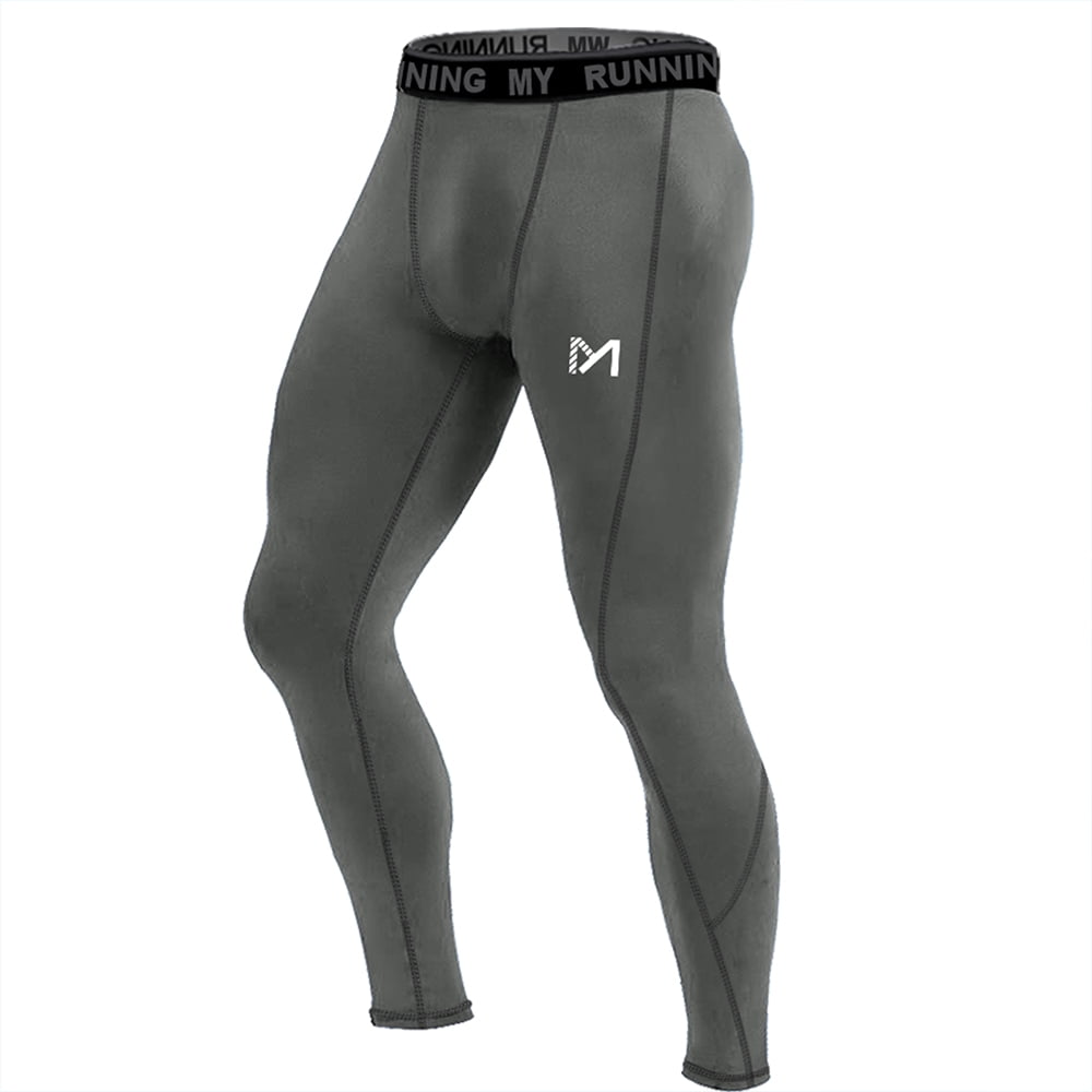 MEETWEE Men's Compression Leggings Tight Long Pants Sport Running Base