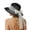 Z47-Black, variant on XINPING Women's Beaded Straw Sun Hat, Wide Brim UV Protection Beach Vacation Hat with Colorful Bead Detail for Stylish Summer Wear and Travel