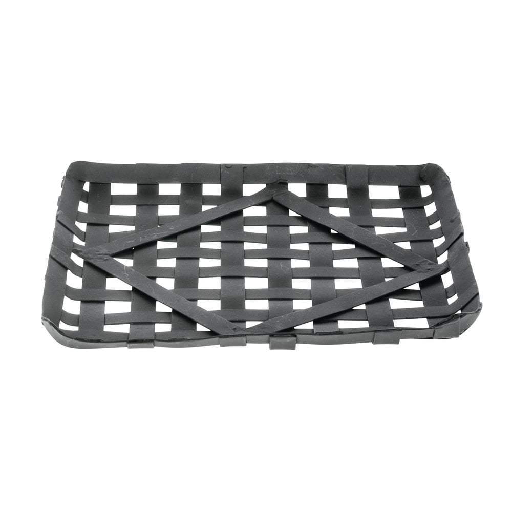 HUBERT® Metal Tobacco Basket Black - 8 1/2"L x 8 1/2"W x 1/2"H