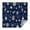 Blue Christmas Snowflake, variant on Blue Christmas Snowflake Pattern Square Tablecloth,Waterproof Square Table Cover,Wipeable Spillproof Washable Table Cover for Home Kitchen Party Decor 42"X42"(107x107cm)