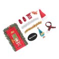 thumbnail image 3 of Decoración navideña en miniatura, juego de decoración navideña para casa de muñecas, juguetes navideños para casa de muñecas, accesorios para casa de muñecas, confiables y duraderos, 3 of 14