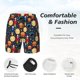 thumbnail image 3 of Fotbe Colorful Astronomy Traje de Baño para Hombre – Shorts de Natación de Secado Rápido con Forro y Bolsillos-XX-Large, 3 of 6