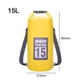 thumbnail image 4 of Bolsa Flotante De Agua Bolsa de agua para canotaje de 15/30 l, inflable, de PVC, portátil para deportes acuáticos (amarillo de 15 l) Likrtyny  Para Estrenar, 4 of 9