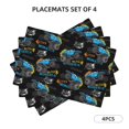 thumbnail image 2 of Placemats Set Of 4 / 6, Cool Off-Road Vehicle Placemats For Dining Table Indoor/Outdoors Heat Resistant Washable Placemats 18" X 12", 2 of 8