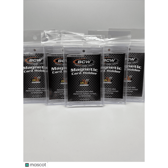 BCW Magnetic Card Holder 100pt Point with UV Protection - Lot of 5 holders