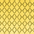 thumbnail image 1 of Ahgly Company Indoor Square Trellis Yellow Contemporary Area Rugs, 7' Square, 1 of 4