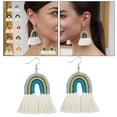 thumbnail image 2 of Pendientes colgantes YONGSHENG de borla 2 piezas color verde, 2 of 4