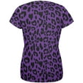 thumbnail image 2 of Purple Cheetah Print All Over Womens T-Shirt - Large, 2 of 2