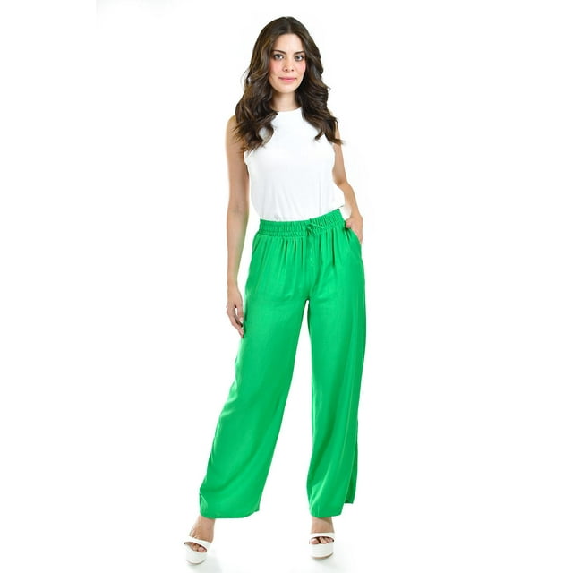 Pantalon pierna amplia Roman Fashion /Juvenil, 40720 (Verde) verde M