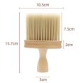 thumbnail image 2 of Cerdas de nailon suaves, área de cerdas ancha - Mango de madera exclusivo - Accesorios para corte de cabello, peinado y barbería, 2 of 5