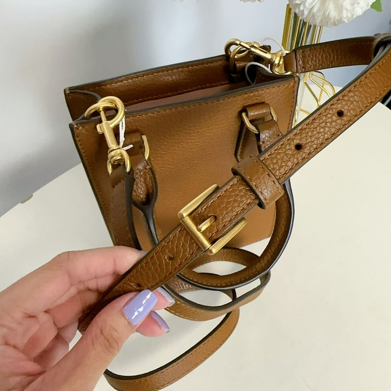 138274 Tory Burch★Blake Mini Shopper TORY BURCH 138274 MINI SHOPPER CROSSBODY BAG IN BROWN