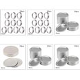 thumbnail image 2 of WANNGWE 10 Pcs/Set Wide Mouth Jar Lids Metal Jar Rings Suitable For Canning Jar Lids Replacement Storage Solid Caps Die Cuts Words Of Faith U25310-4096, 2 of 8