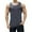 Dark Gray, variant on Yiaimeir Men's Sleeveless Ribbed Henley Tank Top Comfortable Button-Down Summer Muscle Tank Tops For Casual Wear Gym & Outdoors,Size S-3XL