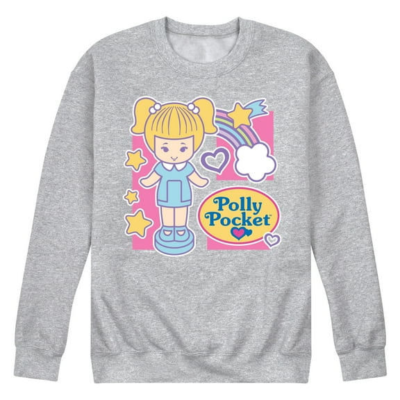 Polly Pocket - Polly Pocket Grid - Men's Crew Fleece Sweatshirt