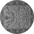 thumbnail image 1 of Ahgly Company Indoor Round Persian Gray Traditional Area Rugs, 4' Round, 1 of 1