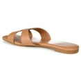 thumbnail image 3 of Journee Womens Taleesa Slide Flat Sandals, 3 of 10
