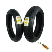 Pirelli Diablo Rosso III 120/60ZR17 160/60ZR17 Front & Rear Motorcycle Tire Set 120/60-17 160/60-17