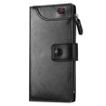 thumbnail image 1 of Bolso multifuncional de mano para teléfono móvil con cremallera y hebilla para dinero, bolso para tarjetas de cambio, color negro, 1 of 5