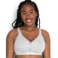 thumbnail image 6 of Cotton Luxe Front And Back Close Wireless Bra - Grey Heather - Final Sale!, 6 of 6