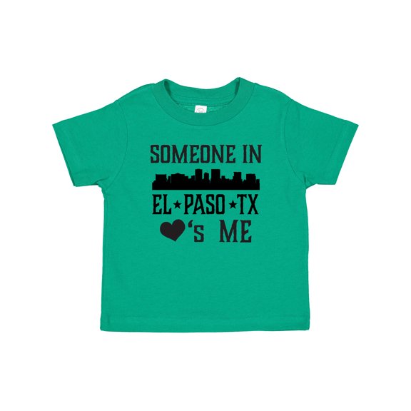 Inktastic El Paso Texas Someone Loves Me Skyline Boys or Girls Baby T-Shirt