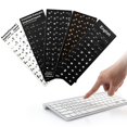 thumbnail image 1 of Carnet Stickers Clavier Film pour Apple Macbook Alphabets Russes Film Mat, 1 of 7