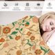 thumbnail image 4 of Mantas de franela botánicas vintage, manta de cama con diseño floral retro estilo William Morris para sofá cama de 60 x 80 pulgadas, 4 of 8