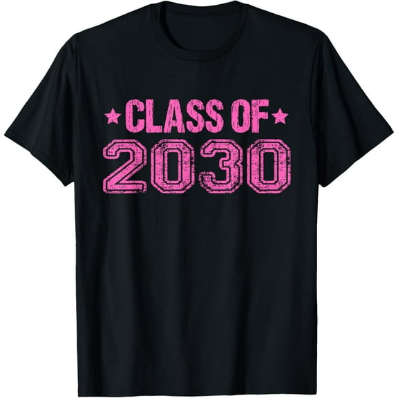 Class of 2030 Kindergarten Graduate Pink T-Shirt Gift T-ShirtMen and women can wear, black T-shirts, gifts. Age: M,L，XL 2XL, 3XL, 148XL