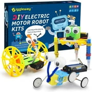 Giggleway Electric Motor Robotic Science Kits, DIY STEM Toys for Kids, Building Science Experiment Kits for Boys and Girls-Doodling, Balance Car, Reptile Robot (3 Kits)