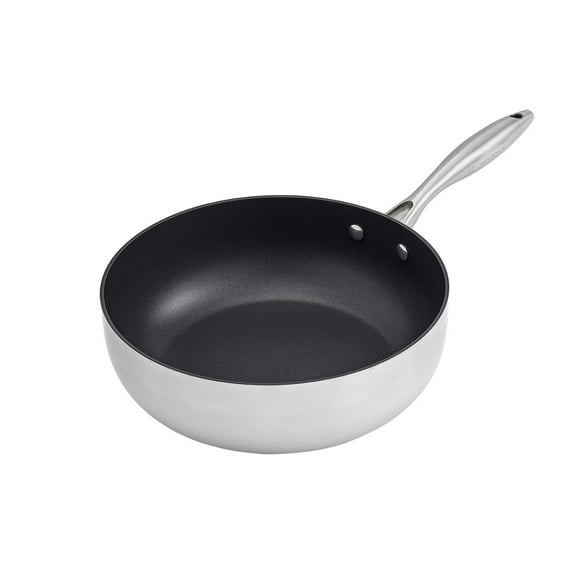 Scanpan - 65082600 Scanpan CTX Covered Deep Saut√® Pan, 4 Quart, Silver