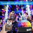 thumbnail image 2 of Bluetooth Disco Ball Lamp, 7 Modes Stage Strobe Party Light with Remote, DJ Stage Light Dance Parties Decorations Lights, Disco Light Ball for Christmas Dance Parties Karaoke Bar Home (Colorful), 2 of 6