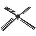 thumbnail image 4 of Windmill Wind Fan Blades Yard Leaves Plastic Stakes Decor Garden Decorations Waterproof, 4 of 12