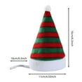 thumbnail image 4 of Soft Velvet Cat Santa Hats (20g, 10x5x2cm), Adjustable Elastic Band Hat Suitable For Large & Small Cats, Holiday Pet Headwear For Photo & Parties, 4 of 7