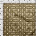 thumbnail image 3 of oneOone Cotton Poplin Brown Fabric Block Dress Material Fabric Print Fabric By The Yard 56 Inch Wide-KY, 3 of 5