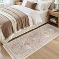 thumbnail image 2 of Roxstand 2'x5' Washable Runner Rug for Hallway Entrance Bedroom Entryway, Vintage Oriental Non Slip Stain Resistant Kitchen Rugs, Orange, 2 of 10