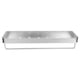 thumbnail image 4 of Estante De Cocina Para Baño, Estante De Almacenamiento Para Ducha, Bordes Lisos, Montaje En Pared, Fuerte Y Duradero Para Baños, Cafeterías Y Armarios, Cocinas, Dormitorio, Sala Cergrey Estante de productos básicos de 50 cm con barra para colgar y ganchos, 4 of 8
