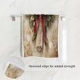 thumbnail image 2 of Towel 30x15 Inch Face Towel Hand Towel Bath Towels Hand Bath Towels Single-Sided Printed Towels, Lightweight, Breathable and Absorbent Christmas Cross Cartoon, 2 of 5